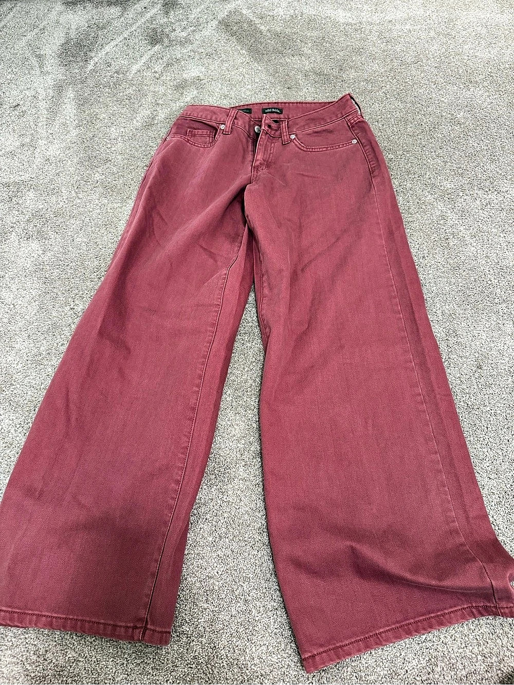 Wild Fable Low-Rise Baggy Jean Wide Leg Jeans in Pink Size Medium